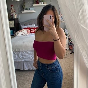 Magenta Tube Top